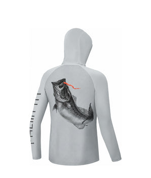 Boys' UPF 50+ Long Sleeve Fishing Hoodie FS30