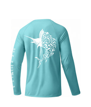 Men's UPF 50+ Long Sleeve Fishing Shirt FS44