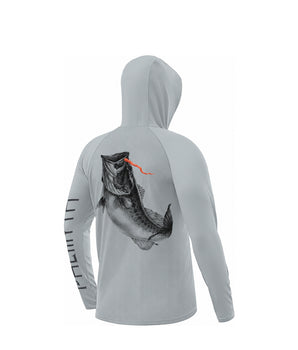 Men's UPF 50+ Long Sleeve Fishing Hoodie FS28