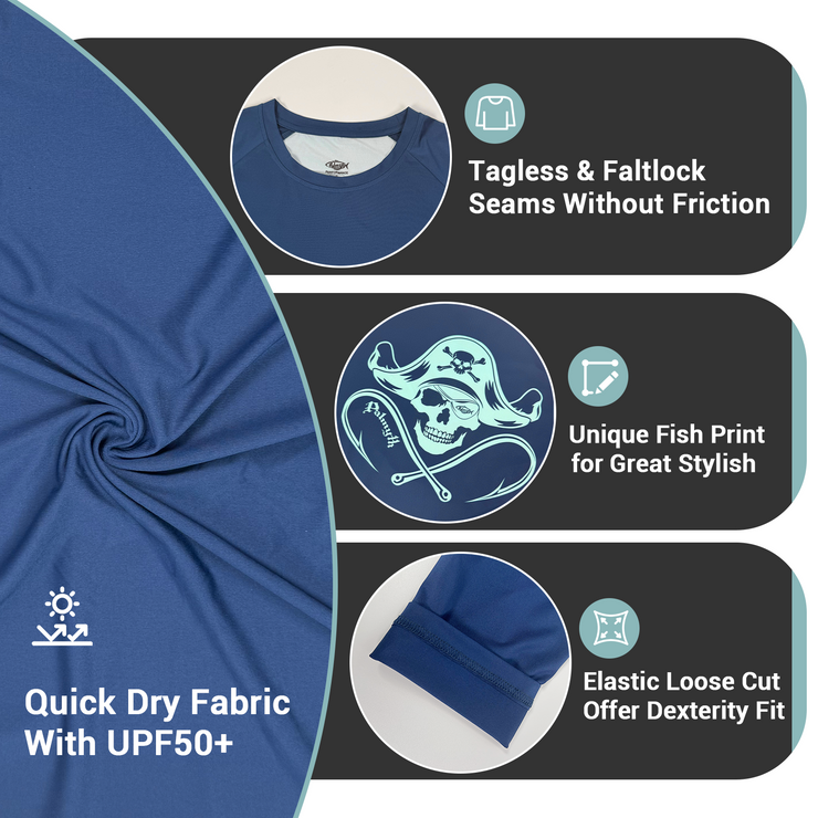 Mens Fishing Shirts Long Sleeve UPF 50+