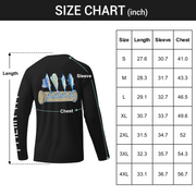 Mens Fishing Shirts Long Sleeve UPF 50+