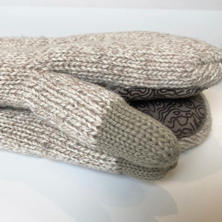 Jökulríki Rag Mittens for Men Knitted Gloves