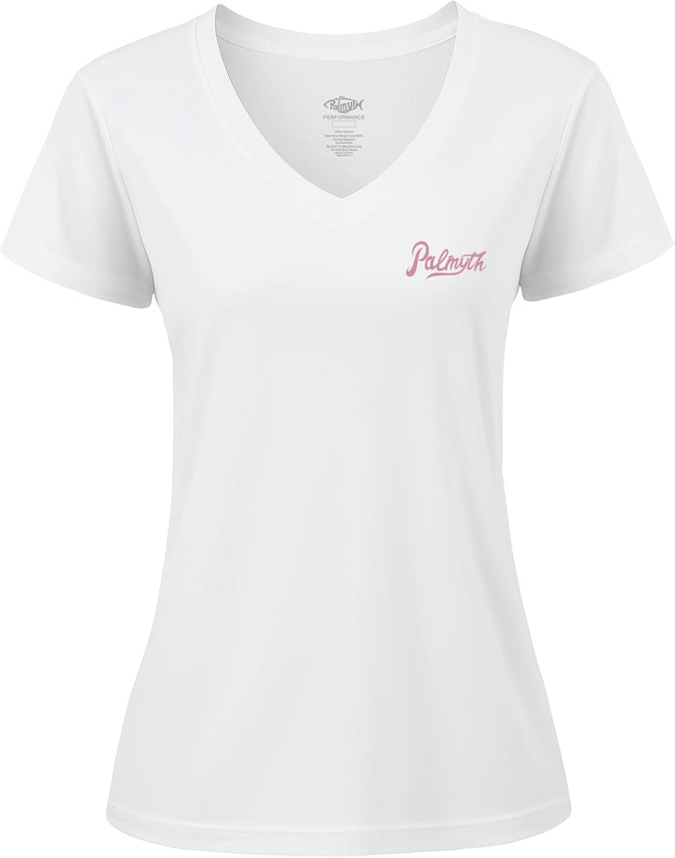 Palmyth Fishing Shirts for Women UPF 50+ Sun Protection Short Sleeve Lightweight Quick-Dry T-Shirt