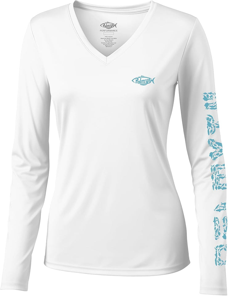 Palmyth Womens Fishing Shirt UPF 50 Sun Protection Long Sleeve T-Shirt