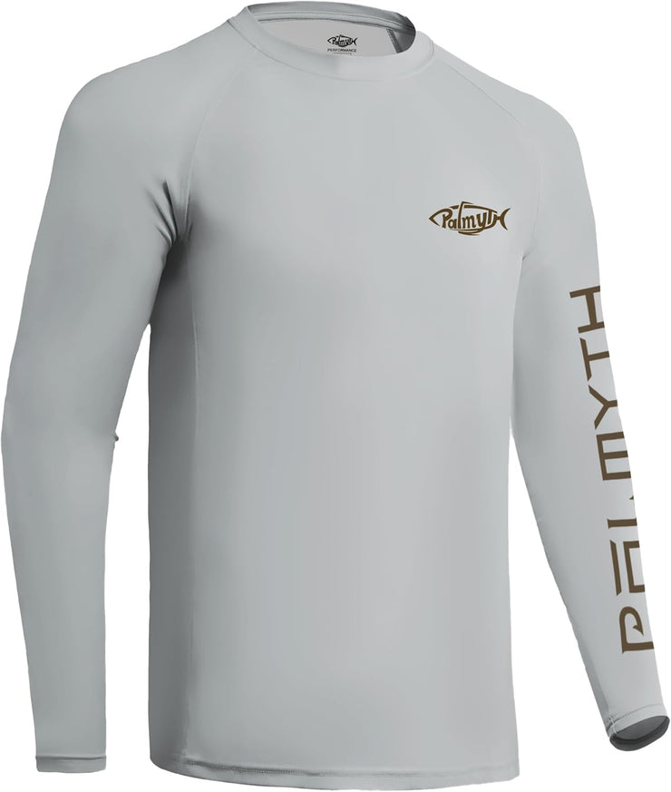 Palmyth Fishing Shirts for Men Long Sleeve UPF 50+ T Shirt Sun Protection Tee FS04