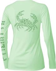 Palmyth Womens Fishing Shirt UPF 50 Sun Protection Long Sleeve T-Shirt