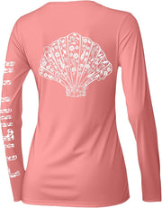 Palmyth Womens Fishing Shirt UPF 50 Sun Protection Long Sleeve T-Shirt