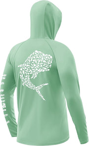 Men's Fishing Hoodie with Neck Gaiter FS45