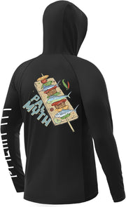Men's Fishing Hoodie with Neck Gaiter FS47
