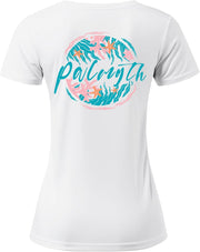 Palmyth Fishing Shirts for Women UPF 50+ Sun Protection Short Sleeve Lightweight Quick-Dry T-Shirt