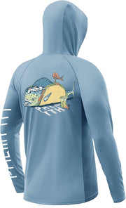 Men's Fishing Hoody with Neck Gaiter FS49