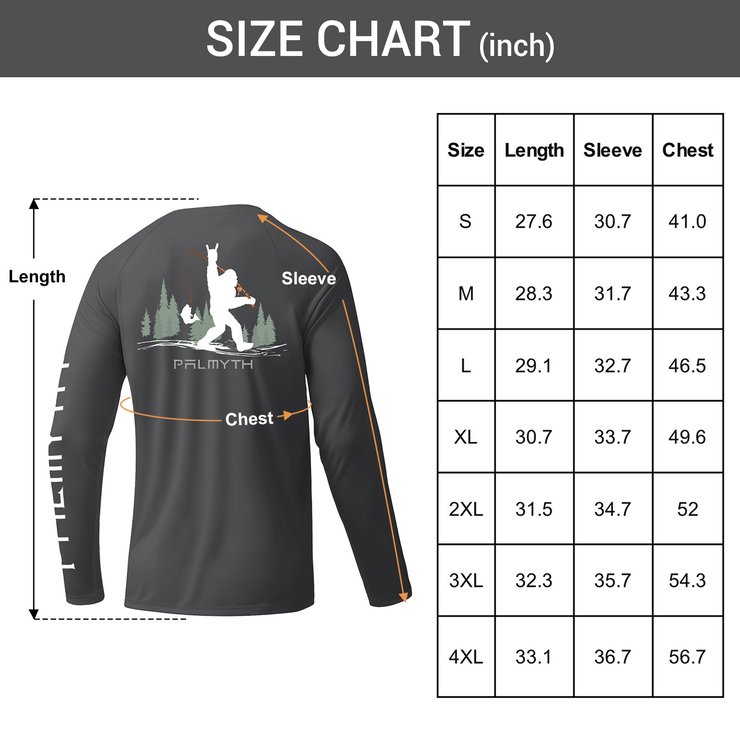 Men Long Sleeve UPF 50+Shirt Tee