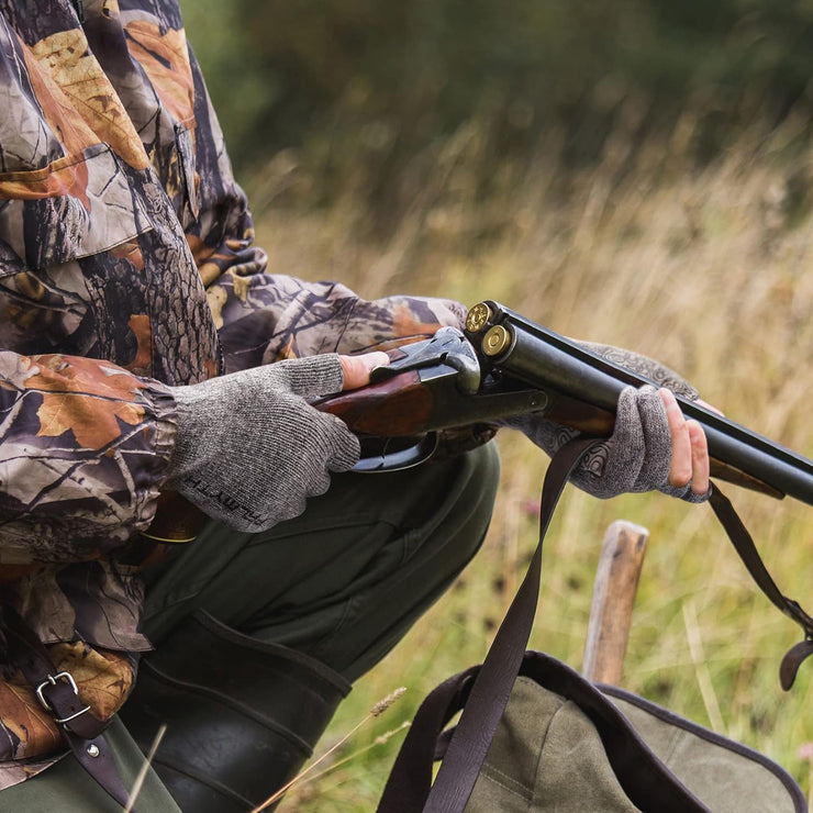 Wool Fishing Gloves 3-Cut Fingers Warm for Men and Women
