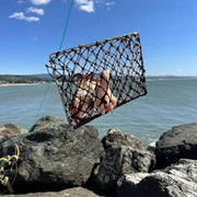 Palmyth Castable Crab Trap Hawk Foldable Crabjaw with Crab Gauge and Bait Clip  FN02