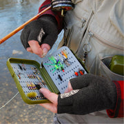 Wool Fishing Gloves 3-Cut Fingers Warm for Men and Women
