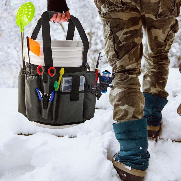 Ice Fishing Bucket Tool Organizer FB02