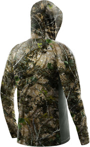 Palmyth Hunting Hoodie with Mask for Men Long Sleeve Sun Protection UV UPF 50+ Camo Fishing Shirts