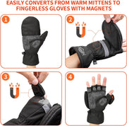 Convertible Mittens for Men or Women FG01