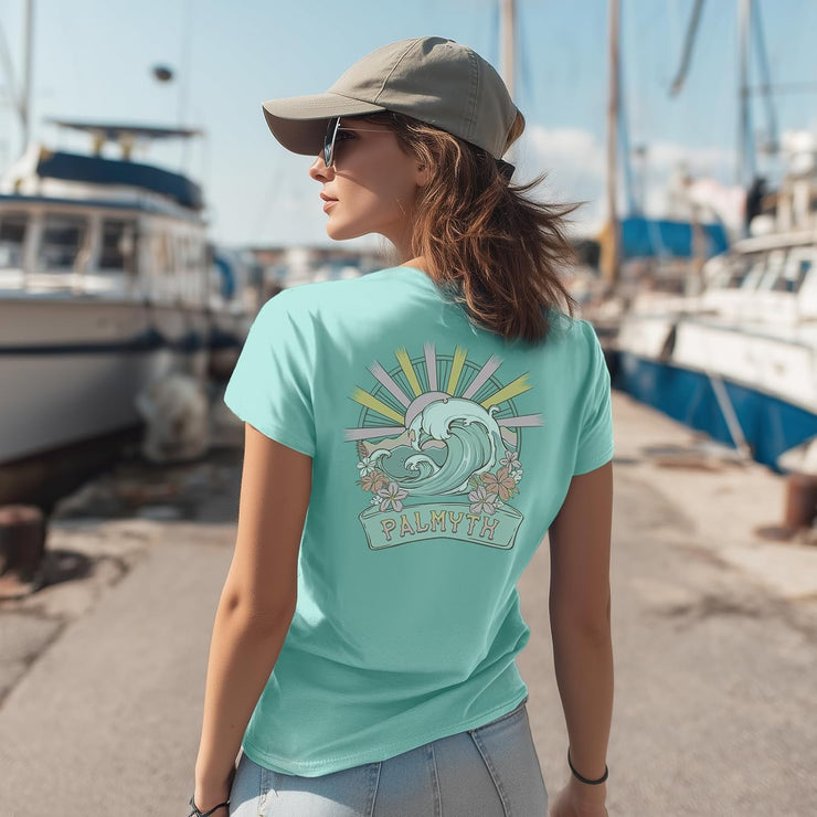 Palmyth Fishing Shirts for Women UPF 50+ Sun Protection Short Sleeve Lightweight Quick-Dry T-Shirt