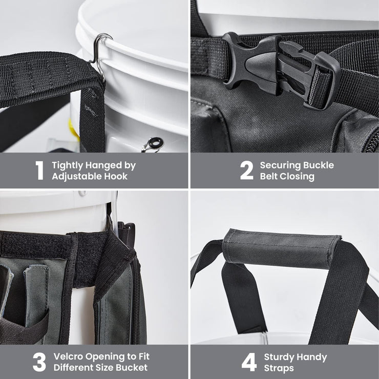 Ice Fishing Bucket Tool Organizer FB02