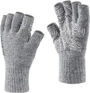 Wool Fingerless Fishing Gloves for Men & Women FG07