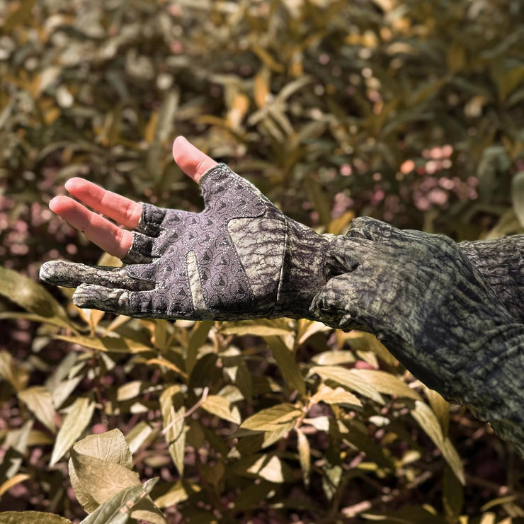 Palmyth Mens Hunting Gloves Lightweight Fingerless Camo Glove
