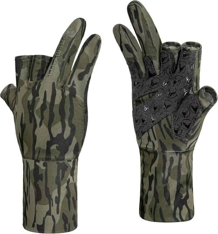 Palmyth Mens Hunting Gloves Lightweight Fingerless Camo Glove