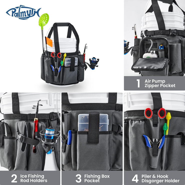 Ice Fishing Bucket Tool Organizer FB02