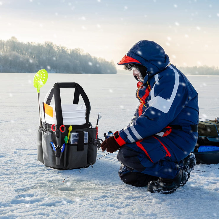 Ice Fishing Bucket Tool Organizer FB02