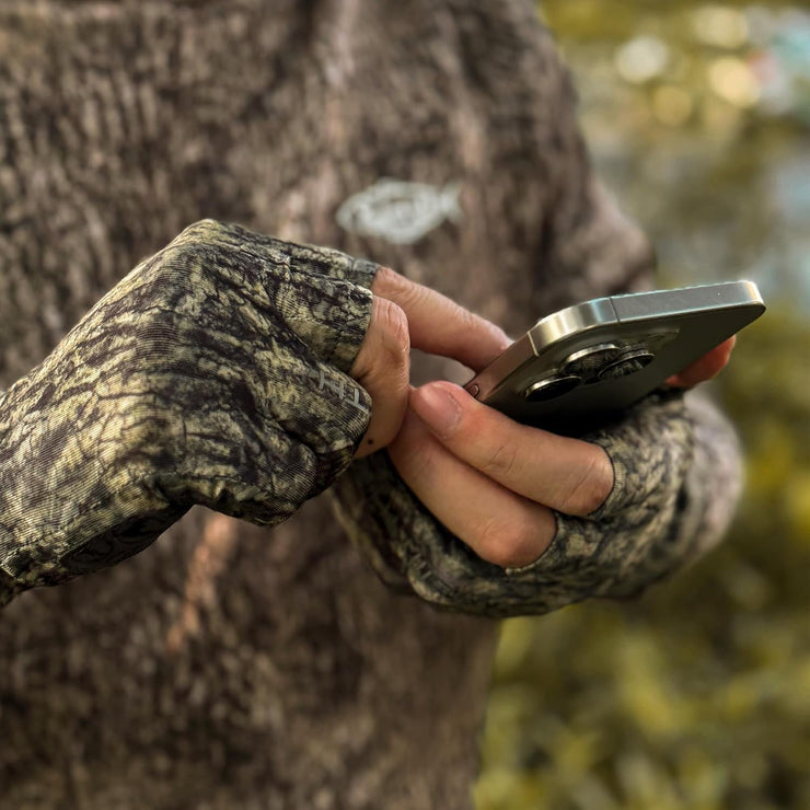 Palmyth Mens Hunting Gloves Lightweight Fingerless Camo Glove