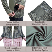 Men's Hunting Hoodie with Mask HS01