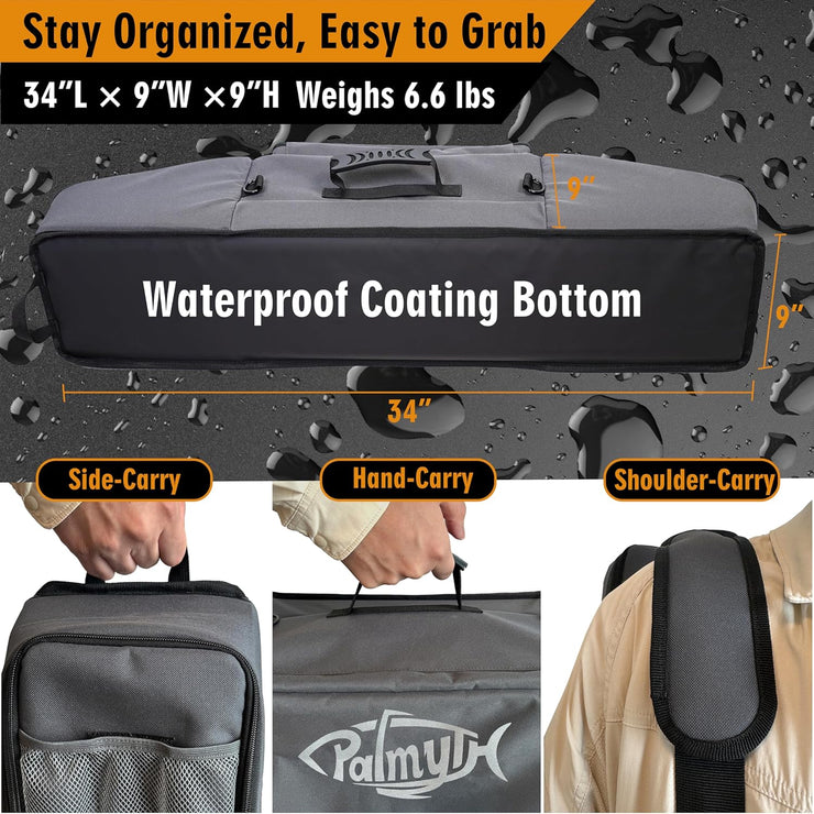 Ice Fishing Rod Case (32", Gray) FB03