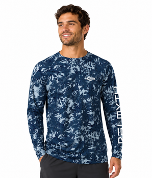 Men's UPF 50+ Long Sleeve Camo Fishing Shirt PA5TTS07NA