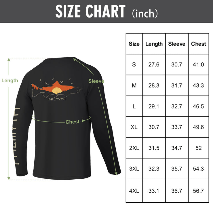 Men Long Sleeve UPF 50+ Shirts