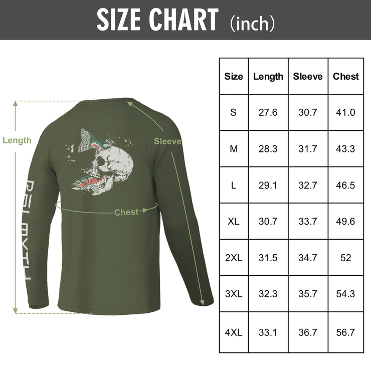 Men Long Sleeve UPF 50+ Shirts