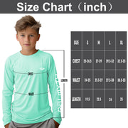 Youth Boys Long Sleeve Shirt UPF 50+