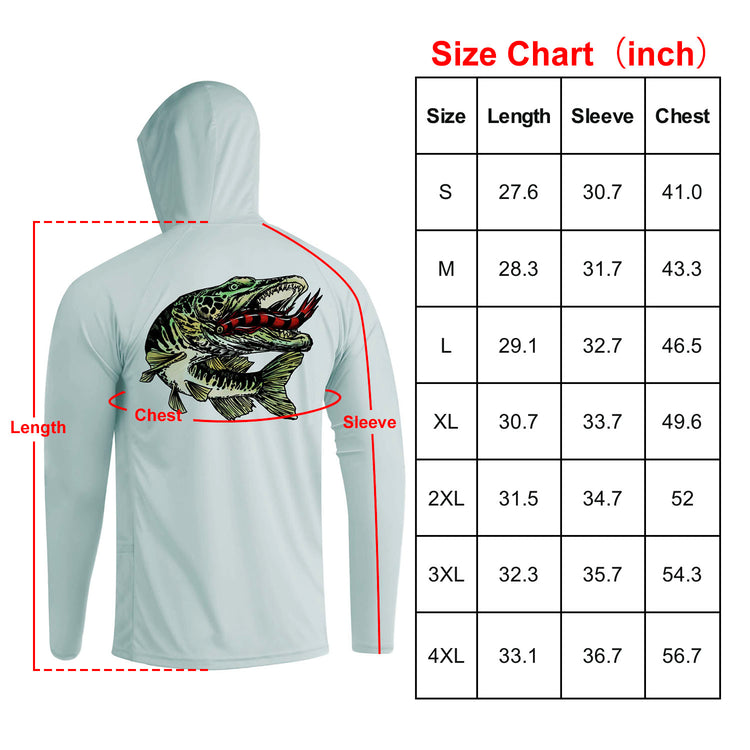 Palmyth Fishing Shirts SunProtection UPF 50 Tuna