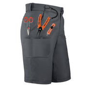 palmyth fishing shorts 10.5" inseam bottoms quick dry fishing shorts gray shorts
